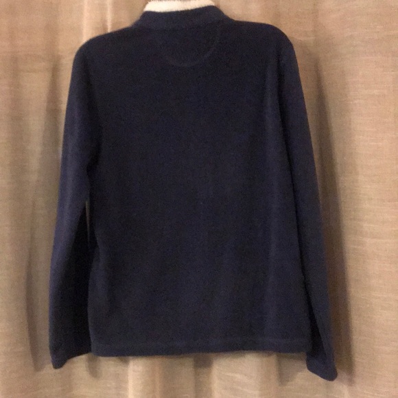 COZY CROFT & BARROW zip-front fleece cardigan jacket - Picture 2 of 3